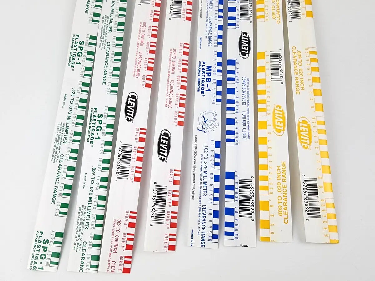 PLASTIGAGE CLEVITE VERDE / ROJO / AZUL / AMARILLO Dintass Motori