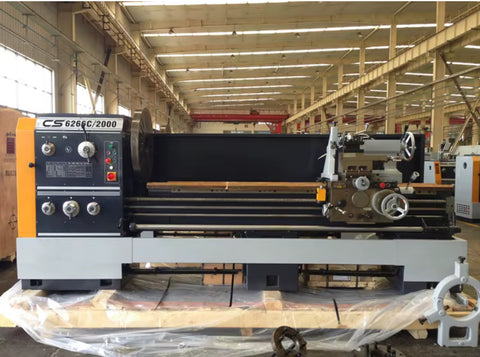 Torno Paralelo Baoji CS6266CX2000 con DRO y Husillo 105 m