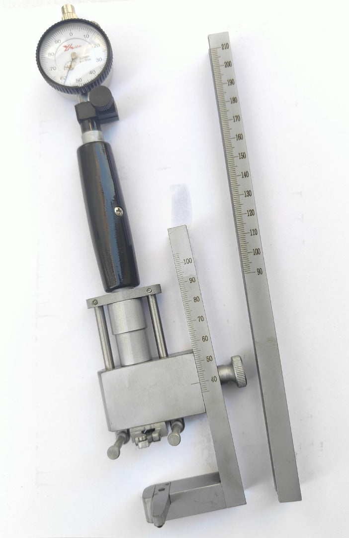Micrómetro para medición en Barreno con barra instalada
